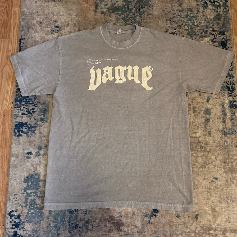 Men's Gray Short Sleeve Tee Vague Brand